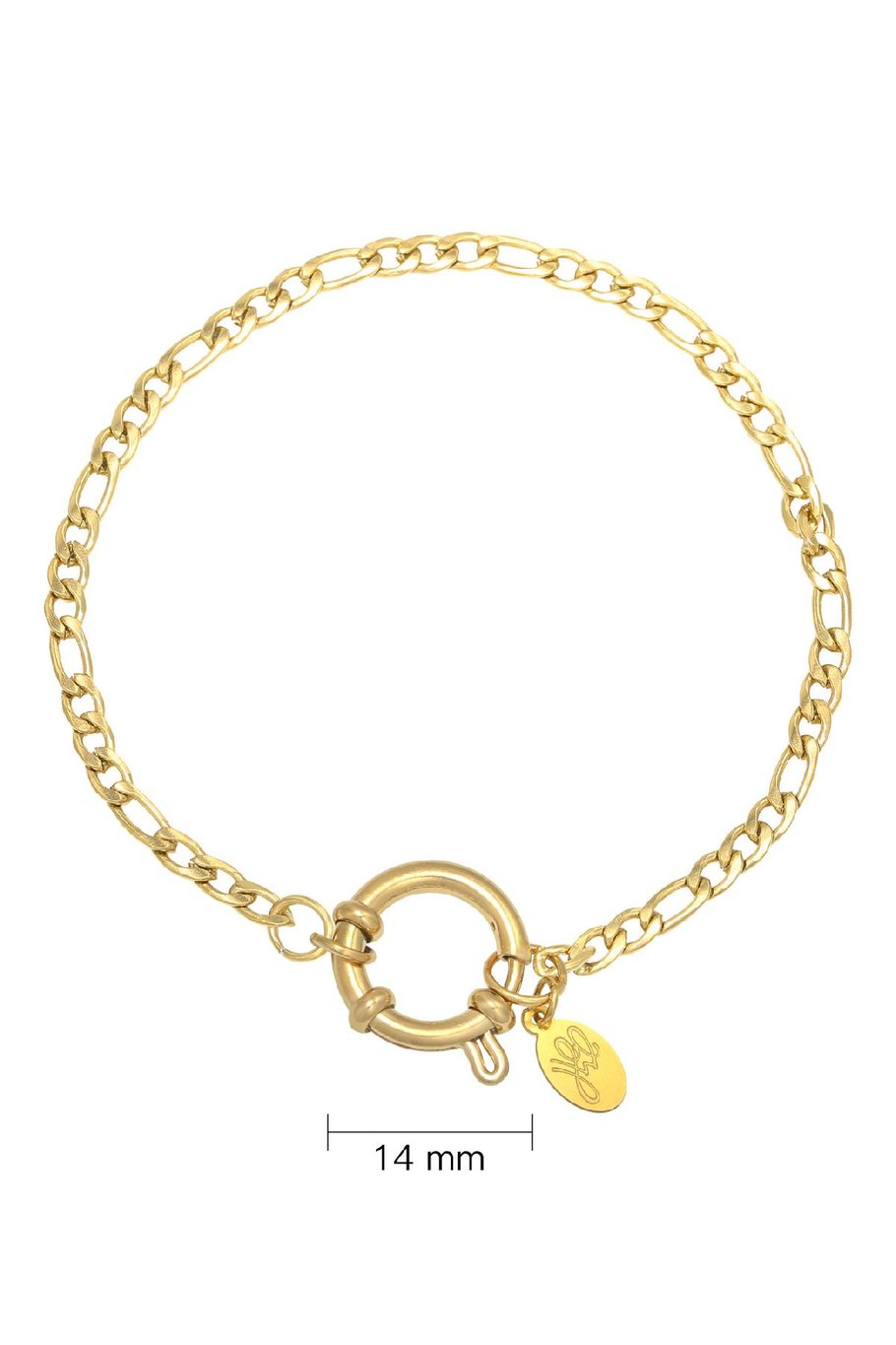 Armband Chain Faye Silber Edelstahl Bild3